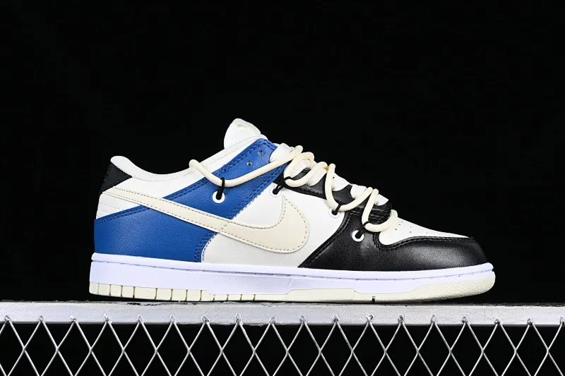 All categories Nk SB Dunk series Nk SB Dunk Low low-top sneakers Nk Dunk Low Retro Vibe customized version of deconstructed strap casual sneakers DJ6188-100